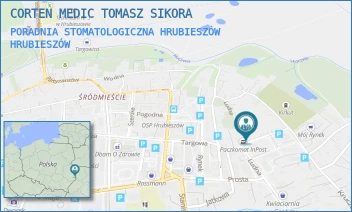 PORADNIA STOMATOLOGICZNA HRUBIESZÓW - CORTEN MEDIC TOMASZ SIKORA - TARGOWA 25,  HRUBIESZÓW