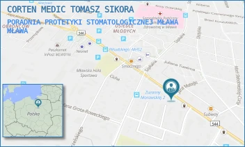 PORADNIA PROTETYKI STOMATOLOGICZNEJ MŁAWA - CORTEN MEDIC TOMASZ SIKORA - ALEJA JÓZEFA PIŁSUDSKIEGO 43/44,  MŁAWA
