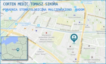 PORADNIA STOMATOLOGICZNA MALCZEWSKIEGO - CORTEN MEDIC TOMASZ SIKORA - JACKA MALCZEWSKIEGO 29,  RADOM