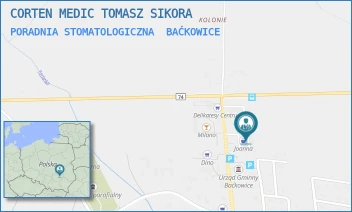 PORADNIA STOMATOLOGICZNA - CORTEN MEDIC TOMASZ SIKORA - 82B,  BAĆKOWICE