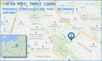 PORADNIA STOMATOLOGICZNA PASA URSYNOWSKI 9 - CORTEN MEDIC TOMASZ SIKORA - PASA URSYNOWSKI 9,  URSYNÓW