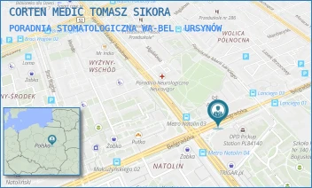 PORADNIA STOMATOLOGICZNA WA-BEL - CORTEN MEDIC TOMASZ SIKORA - BELGRADZKA 4/U10,  URSYNÓW
