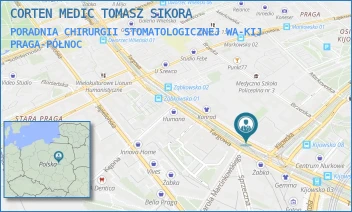 PORADNIA CHIRURGII STOMATOLOGICZNEJ WA-KIJ - CORTEN MEDIC TOMASZ SIKORA - KIJOWSKA 1,  PRAGA-PÓŁNOC