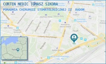 PORADNIA CHIRURGII STOMATOLOGICZNEJ II - CORTEN MEDIC TOMASZ SIKORA - BELINY PRAZMOWSKIEGO 33 A,  RADOM