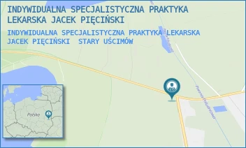 INDYWIDUALNA SPECJALISTYCZNA PRAKTYKA LEKARSKA JACEK PIĘCIŃSKI - INDYWIDUALNA SPECJALISTYCZNA PRAKTYKA LEKARSKA JACEK PIĘCIŃSKI - STARY UŚCIMÓW 29,  STARY UŚCIMÓW