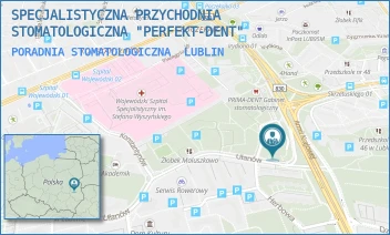 PORADNIA STOMATOLOGICZNA - SPECJALISTYCZNA PRZYCHODNIA STOMATOLOGICZNA "PERFEKT-DENT" - UŁANÓW 1,  LUBLIN
