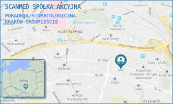 PORADNIA STOMATOLOGICZNA - SCANMED SPÓŁKA AKCYJNA - UL. WARSZAWSKA 24,  KRAKÓW-ŚRÓDMIEŚCIE