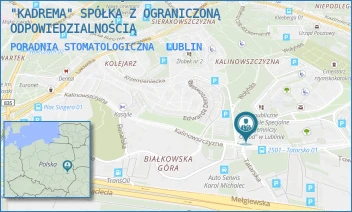PORADNIA STOMATOLOGICZNA - "KADREMA" SPÓŁKA Z OGRANICZONĄ ODPOWIEDZIALNOŚCIĄ - KALINOWSZCZYZNA 46/B,  LUBLIN