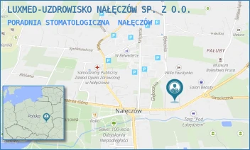 PORADNIA STOMATOLOGICZNA - LUXMED-UZDROWISKO NAŁĘCZÓW SP. Z O.O. - ST. AUGUSTA  PONIATOWSKIGO 5,  NAŁĘCZÓW