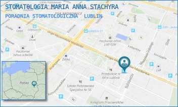 PORADNIA STOMATOLOGICZNA - STOMATOLOGIA MARIA ANNA STACHYRA - DROGA MĘCZENNIKÓW MAJDANKA 57A,  LUBLIN