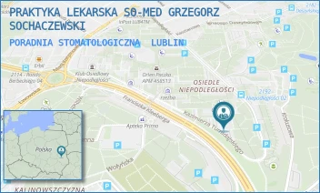 PORADNIA STOMATOLOGICZNA - PRAKTYKA LEKARSKA SO-MED GRZEGORZ SOCHACZEWSKI - KAZIMIERZA TUMIDAJSKIEGO 24,  LUBLIN