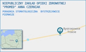 PORADNIA STOMATOLOGICZNA - "PROMED" ANNA CZERNIAK - 91,  BYSTRZEJOWICE PIERWSZE