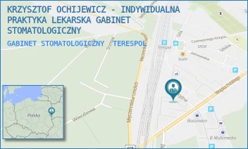 GABINET STOMATOLOGICZNY - KRZYSZTOF OCHIJEWICZ - INDYWIDUALNA PRAKTYKA LEKARSKA GABINET STOMATOLOGICZNY - STACYJNA 2,  TERESPOL