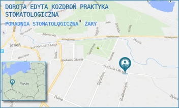 PORADNIA STOMATOLOGICZNA - DOROTA EDYTA KOZDROŃ PRAKTYKA STOMATOLOGICZNA - UL. OKRZEI 19,  ŻARY