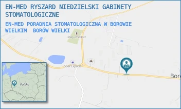 EN-MED PORADNIA STOMATOLOGICZNA W BOROWIE WIELKIM - EN-MED RYSZARD NIEDZIELSKI GABINETY STOMATOLOGICZNE - 64,  BORÓW WIELKI