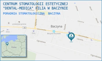 PORADNIA STOMATOLOGICZNA - CENTRUM STOMATOLOGII ESTETYCZNEJ "DENTAL-MEDICA" FILIA W BACZYNIE - LIPOWA 15,  BACZYNA