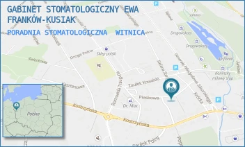PORADNIA STOMATOLOGICZNA - GABINET STOMATOLOGICZNY EWA FRANKÓW-KUSIAK - UL. PIASKOWA 4/25,  WITNICA