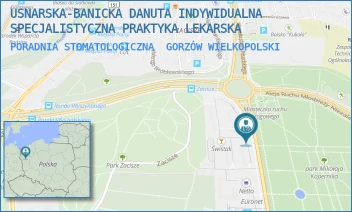 PORADNIA STOMATOLOGICZNA - USNARSKA-BANICKA DANUTA INDYWIDUALNA SPECJALISTYCZNA PRAKTYKA LEKARSKA - UL. MARSZ. JÓZEFA PIŁSUDSKIEGO 47/7,  GORZÓW WIELKOPOLSKI