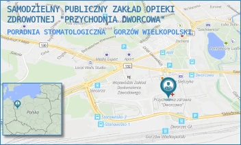 PORADNIA STOMATOLOGICZNA - SAMODZIELNY PUBLICZNY ZAKŁAD OPIEKI ZDROWOTNEJ "PRZYCHODNIA DWORCOWA" - UL. DWORCOWA 4,  GORZÓW WIELKOPOLSKI