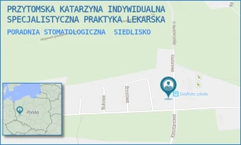 PORADNIA STOMATOLOGICZNA - PRZYTOMSKA KATARZYNA INDYWIDUALNA SPECJALISTYCZNA PRAKTYKA LEKARSKA - KASZTANOWA 20,  SIEDLISKO