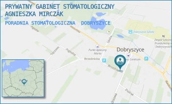 PORADNIA STOMATOLOGICZNA - PRYWATNY GABINET STOMATOLOGICZNY AGNIESZKA MIRCZAK - UL. POŁUDNIOWA 7,  DOBRYSZYCE