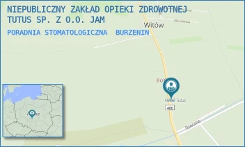 PORADNIA STOMATOLOGICZNA - NIEPUBLICZNY ZAKŁAD OPIEKI ZDROWOTNEJ TUTUS SP. Z O.O. JAM - UL. SIERADZKA 18,  BURZENIN