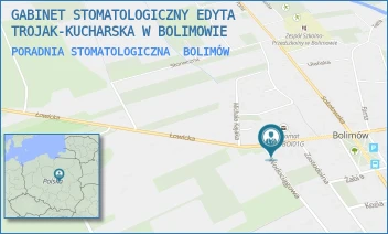 PORADNIA STOMATOLOGICZNA - GABINET STOMATOLOGICZNY EDYTA TROJAK-KUCHARSKA W BOLIMOWIE - UL. ŁOWICKA 9A,  BOLIMÓW