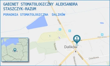 PORADNIA STOMATOLOGICZNA - GABINET STOMATOLOGICZNY ALEKSANDRA STASZCZYK-RAZUM - WSCHODNIA 2,  DALIKÓW