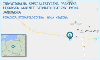 PORADNIA STOMATOLOGICZNA - INDYWIDUALNA SPECJALISTYCZNA PRAKTYKA LEKARSKA GABINET STOMATOLOGICZNY IWONA JANKOWSKA - UL. WOLA WIĄZOWA 11,  WOLA WIĄZOWA