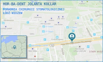 PORADNIA CHIRURGII STOMATOLOGICZNEJ - HOR-BA-DENT JOLANTA KOLLAR - AL. MARSZ. JÓZEFA PIŁSUDSKIEGO 52/3,  ŁÓDŹ-WIDZEW