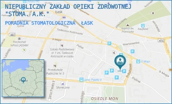 PORADNIA STOMATOLOGICZNA - NIEPUBLICZNY ZAKŁAD OPIEKI ZDROWOTNEJ "STOMA. A.K." - UL. POLNA 12,  ŁASK
