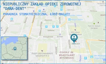 PORADNIA STOMATOLOGICZNA - NIEPUBLICZNY ZAKŁAD OPIEKI ZDROWOTNEJ "DANA-DENT" - UL. GEN. MICHAŁA TOKARZEWSKIEGO 53,  ŁÓDŹ-BAŁUTY