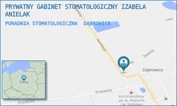 PORADNIA STOMATOLOGICZNA - PRYWATNY GABINET STOMATOLOGICZNY IZABELA ANIELAK - UL. STARY RYNEK 31,  DĄBROWICE