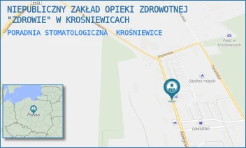 PORADNIA STOMATOLOGICZNA - NIEPUBLICZNY ZAKŁAD OPIEKI ZDROWOTNEJ "ZDROWIE" W KROŚNIEWICACH - UL. KOLEJOWA 23,  KROŚNIEWICE