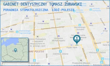 PORADNIA STOMATOLOGICZNA - GABINET DENTYSTYCZNY TOMASZ ŻURAWSKI - UL. WÓLCZAŃSKA 23,  ŁÓDŹ-POLESIE