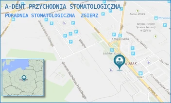PORADNIA STOMATOLOGICZNA - A-DENT PRZYCHODNIA STOMATOLOGICZNA - UL. ŁÓDZKA 82/84,  ZGIERZ