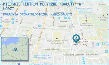 PORADNIA STOMATOLOGICZNA - MIEJSKIE CENTRUM MEDYCZNE "BAŁUTY" W ŁODZI - UL. MARYNARSKA 39,  ŁÓDŹ-BAŁUTY