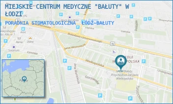 PORADNIA STOMATOLOGICZNA - MIEJSKIE CENTRUM MEDYCZNE "BAŁUTY" W ŁODZI - UL. WIELKOPOLSKA 55,  ŁÓDŹ-BAŁUTY