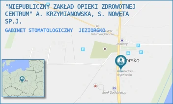 GABINET STOMATOLOGICZNY - "NIEPUBLICZNY ZAKŁAD OPIEKI ZDROWOTNEJ CENTRUM" A. KRZYMIANOWSKA, S. NOWETA SP.J. - JEZIORSKO 21,  JEZIORSKO