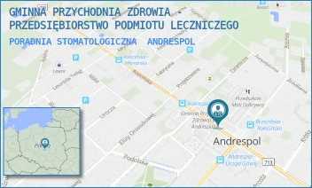 PORADNIA STOMATOLOGICZNA - GMINNA PRZYCHODNIA ZDROWIA - PRZEDSIĘBIORSTWO PODMIOTU LECZNICZEGO - UL. ROKICIŃSKA 125,  ANDRESPOL