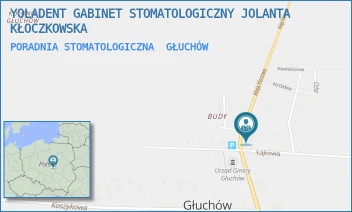 PORADNIA STOMATOLOGICZNA - YOLADENT GABINET STOMATOLOGICZNY JOLANTA KŁOCZKOWSKA - AL. KLONOWA 16,  GŁUCHÓW