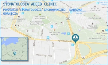 PORADNIA STOMATOLOGII ZACHOWAWCZEJ - STOMATOLOGIA ADEEB CLINIC - UL. LEGIONÓW POLSKICH 73/1,  DĄBROWA GÓRNICZA