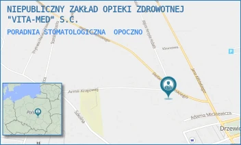 PORADNIA STOMATOLOGICZNA - NIEPUBLICZNY ZAKŁAD OPIEKI ZDROWOTNEJ "VITA-MED" S.C. - UL. ARMII KRAJOWEJ 1,  OPOCZNO