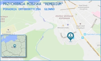 PORADNIA ORTODONTYCZNA - PRZYCHODNIA MIEJSKA "REMEDIUM" - OS. KOPERNIKA 19,  GŁOWNO