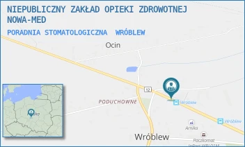 PORADNIA STOMATOLOGICZNA - NIEPUBLICZNY ZAKŁAD OPIEKI ZDROWOTNEJ NOWA-MED - UL. WRÓBLEW 15,  WRÓBLEW