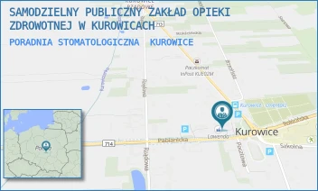 PORADNIA STOMATOLOGICZNA - SAMODZIELNY PUBLICZNY ZAKŁAD OPIEKI ZDROWOTNEJ W KUROWICACH - UL. PABIANICKA 4,  KUROWICE