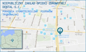 PORADNIA STOMATOLOGICZNA - NIEPUBLICZNY ZAKŁAD OPIEKI ZDROWOTNEJ DENTAL S.C. - UL. JULIUSZA SŁOWACKIEGO 74,  PIOTRKÓW TRYBUNALSKI