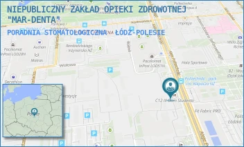 PORADNIA STOMATOLOGICZNA - NIEPUBLICZNY ZAKŁAD OPIEKI ZDROWOTNEJ "MAR-DENTA" - AL. POLITECHNIKI 7,  ŁÓDŹ-POLESIE