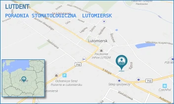 PORADNIA STOMATOLOGICZNA - LUTDENT - UL. DĄBROWSKIEGO 21,  LUTOMIERSK