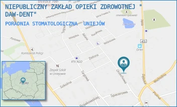 PORADNIA STOMATOLOGICZNA - INDYWIDUALNA PRAKTYKA DENTYSTYCZNA JAROSŁAW DAWICKI - UL. ORZECHOWA 6/34,  UNIEJÓW